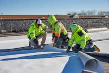 With careful planning and attention to detail, single-ply roofing systems can be installed in cooler temperatures